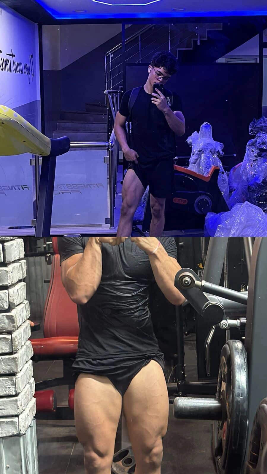Powerlifter showing strength gains